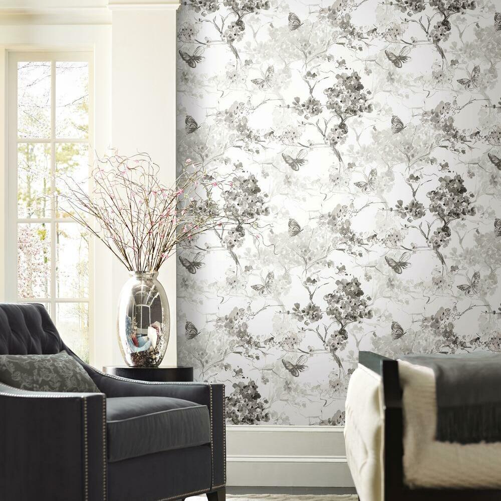 RoomMates RMK11741RL Spring Cherry Blossoms Peel and Stick Wallpaper - Eade's Wallpaper
