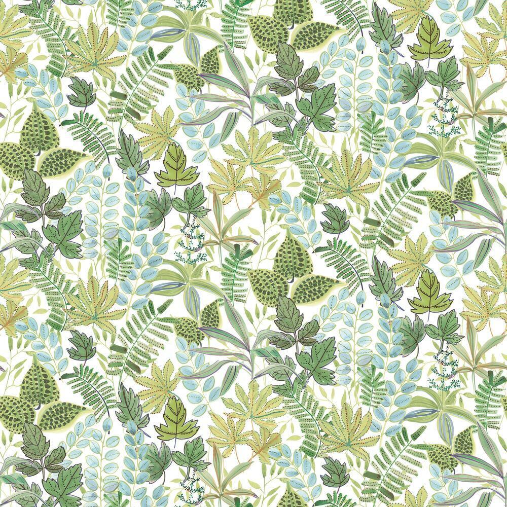 RoomMates RMK11752RL Watercolor Tropics Peel and Stick Wallpaper - Eade's Wallpaper