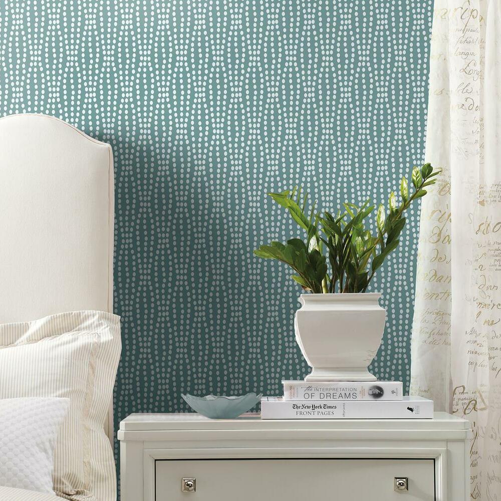 RoomMates RMK11858WP Waverly Strands Peel and Stick Wallpaper - Eade's Wallpaper