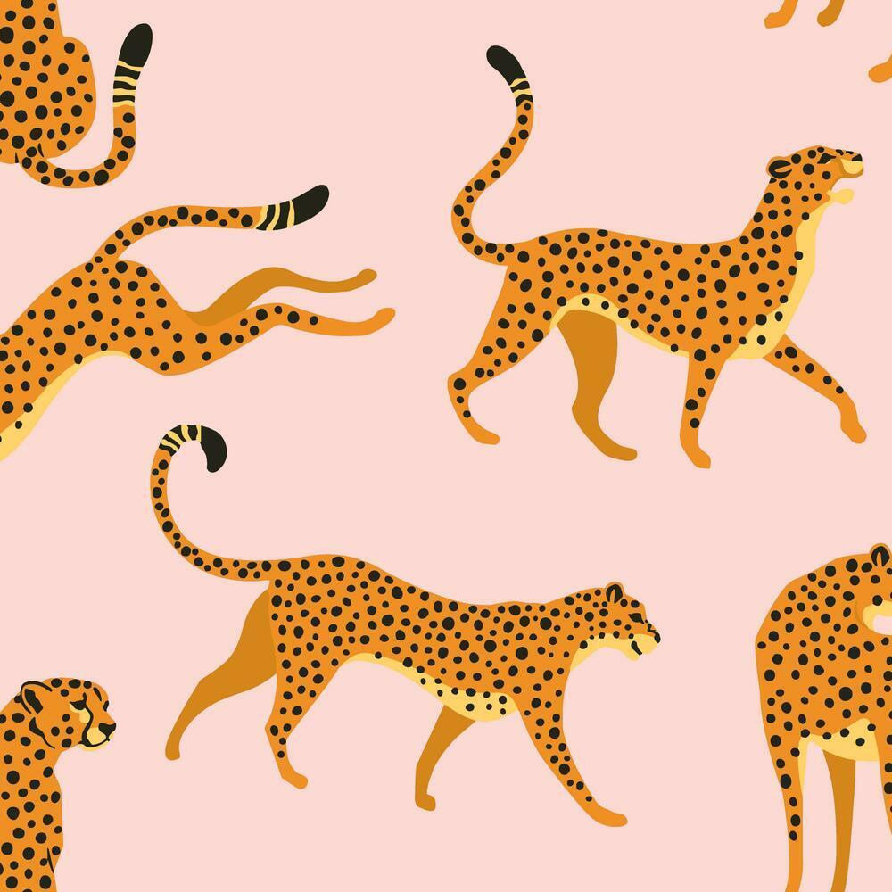 RoomMates RMK11984RL Cheetah Cheetah Peel & Stick Wallpaper - Eade's Wallpaper