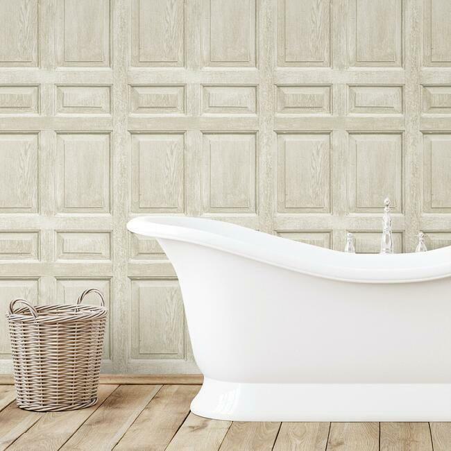 RoomMates RMK12003WP Beveled Wood Paneling Peel & Stick Wallpaper - Eade's Wallpaper