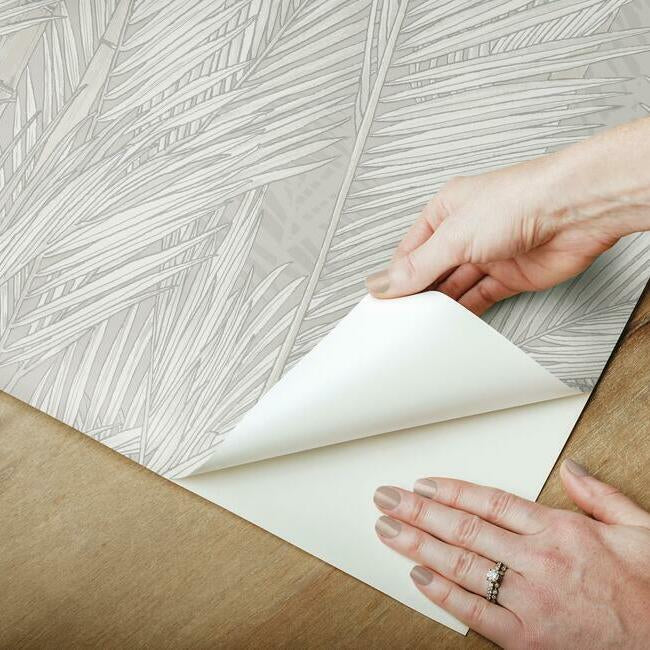 RoomMates RMK12102WP Swaying Fronds Peel & Stick Wallpaper - Eade's Wallpaper