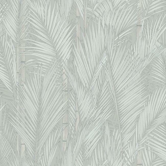 RoomMates RMK12104WP Swaying Fronds Peel & Stick Wallpaper - Eade's Wallpaper