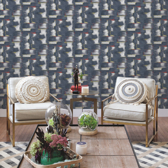 RoomMates RMK12527RL Tamara Day Modern Ikat Wallpaper - Eade's Wallpaper