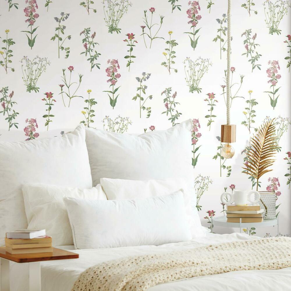 RoomMates RMK11645RL Botanical Peel and Stick Wallpaper - Eade's Wallpaper