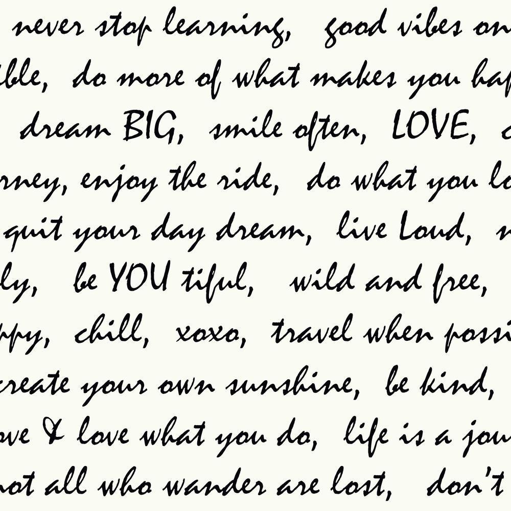 RoomMates RMK9005WP Dream Big Script Peel and Stick Wallpaper - Eade's Wallpaper