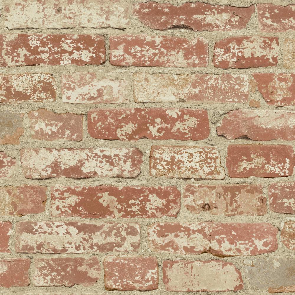 RoomMates RMK9038WP Brick Peel and Stick Wallpaper - Eade's Wallpaper