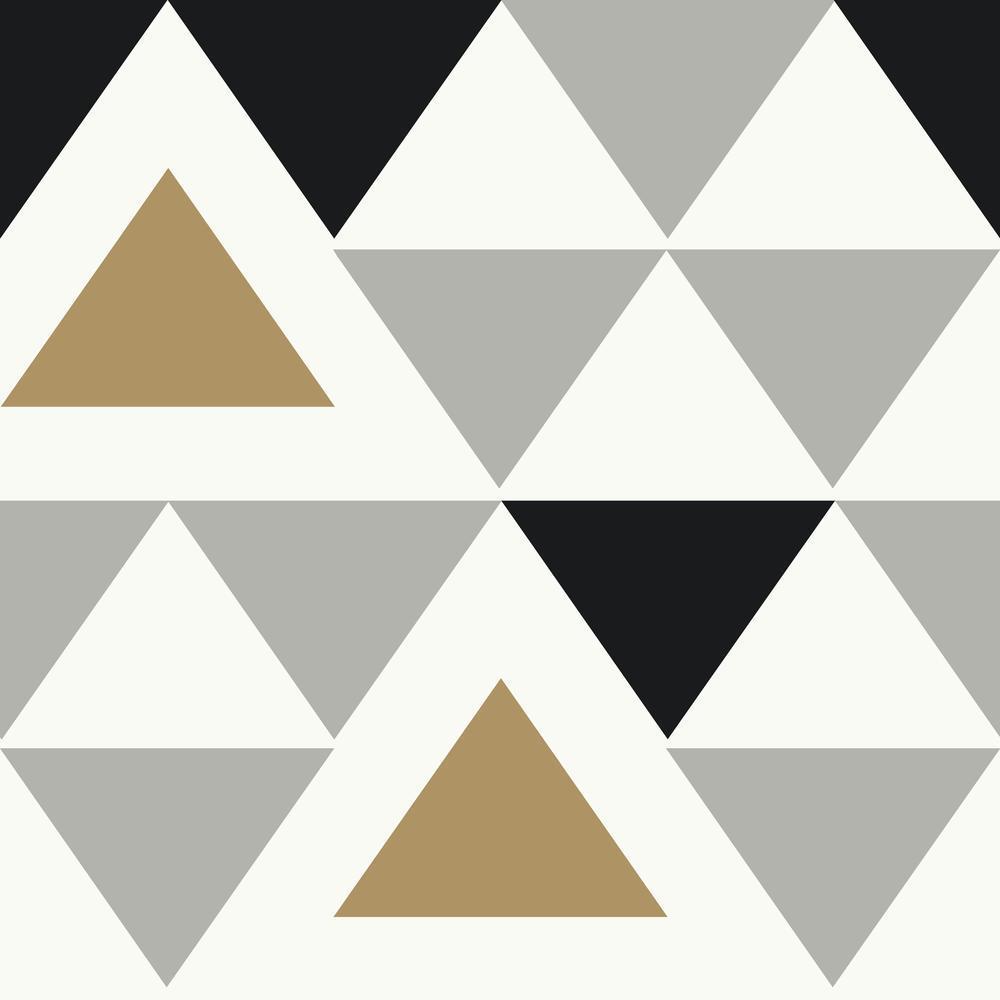 RoomMates RMK9055WP Geometric Triangle Peel and Stick Wallpaper - Eade's Wallpaper