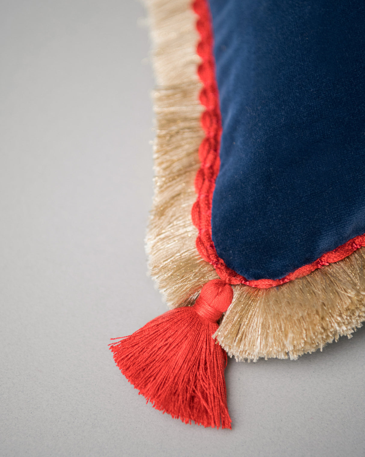 MindtheGap ROARRR Embroidered Velvet Cushion - Lifestyle Collection 2024