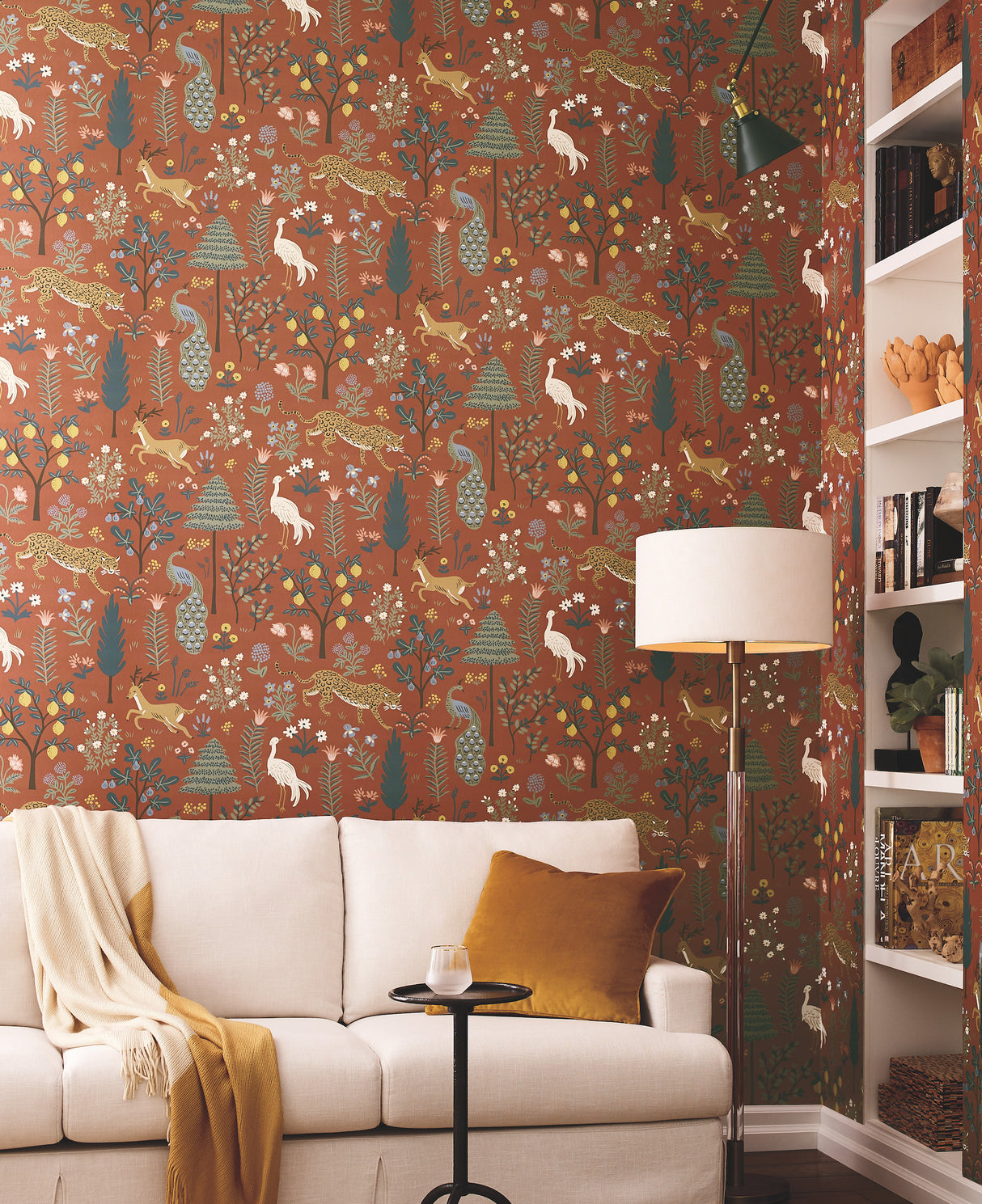 York RP7301 Menagerie Brown Wallpaper