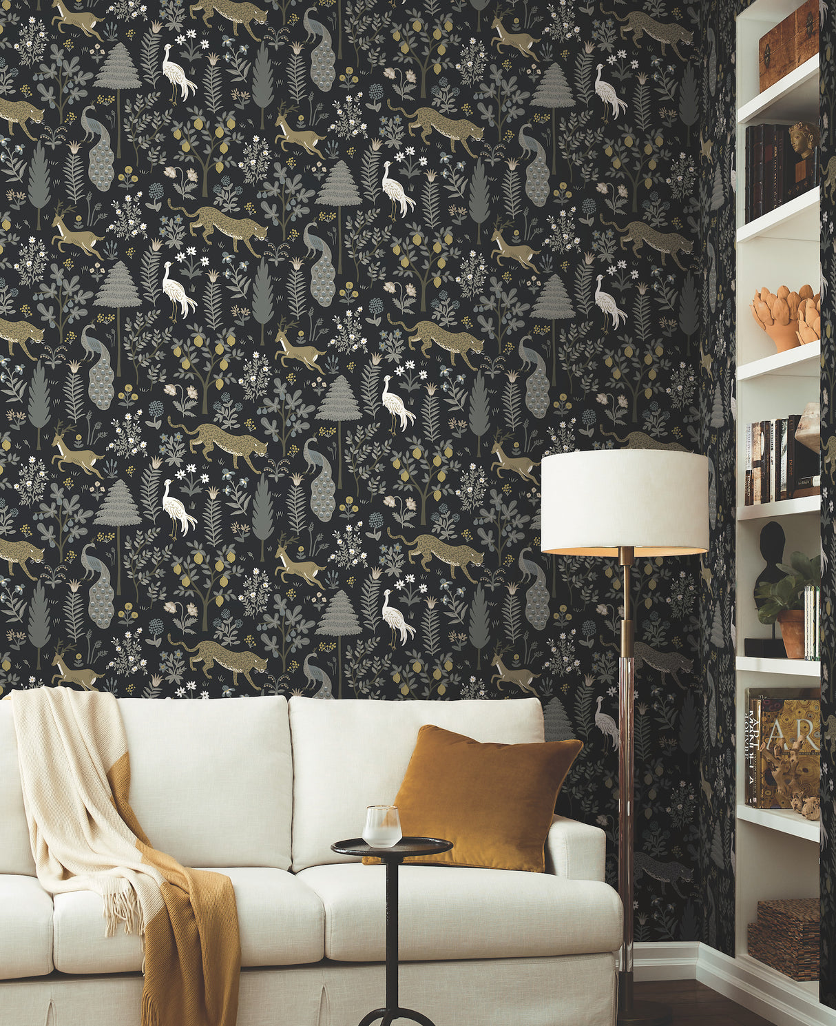 York RP7302 Menagerie Blue Wallpaper