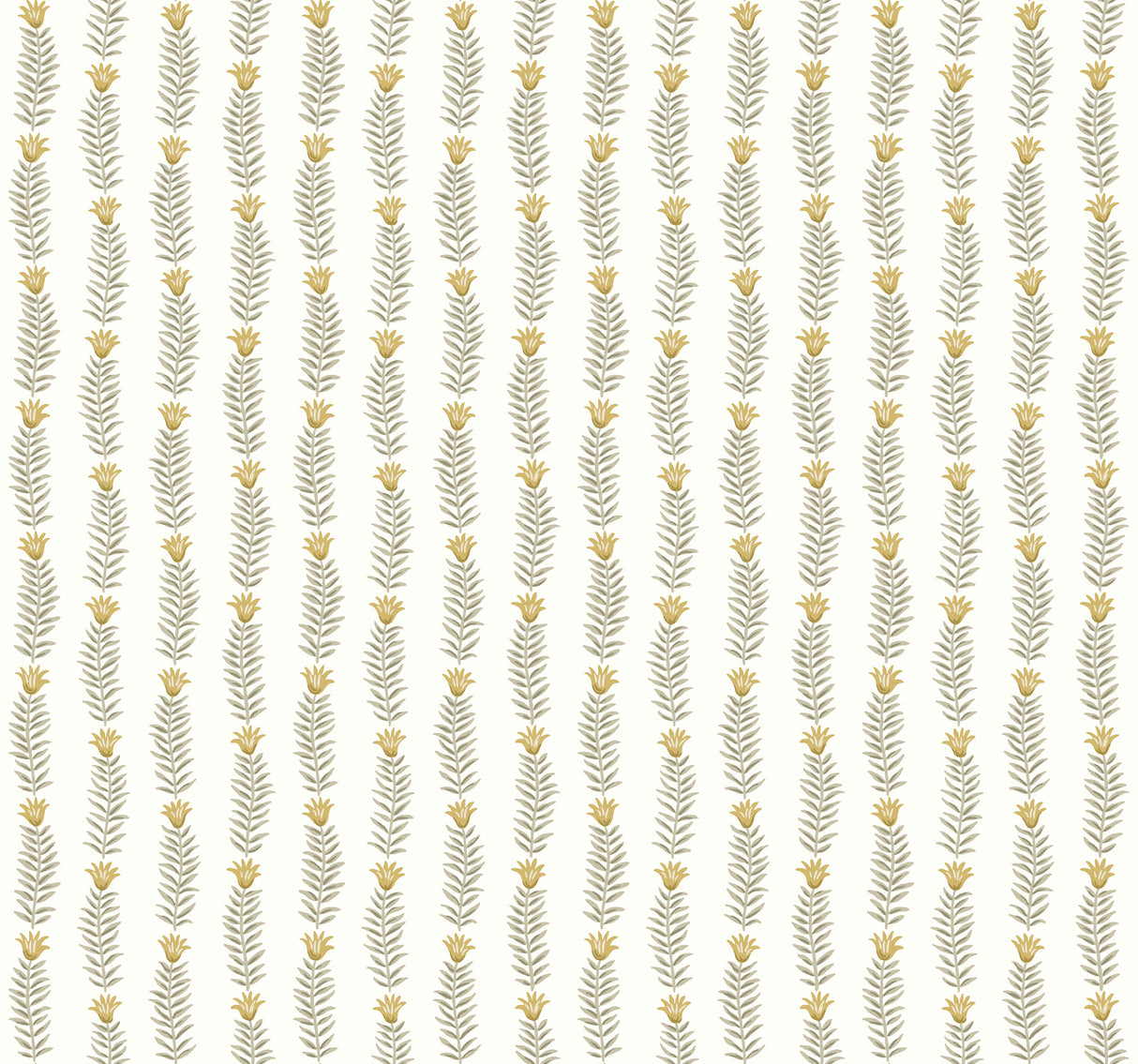 York RP7343 Eden White & Beige Wallpaper