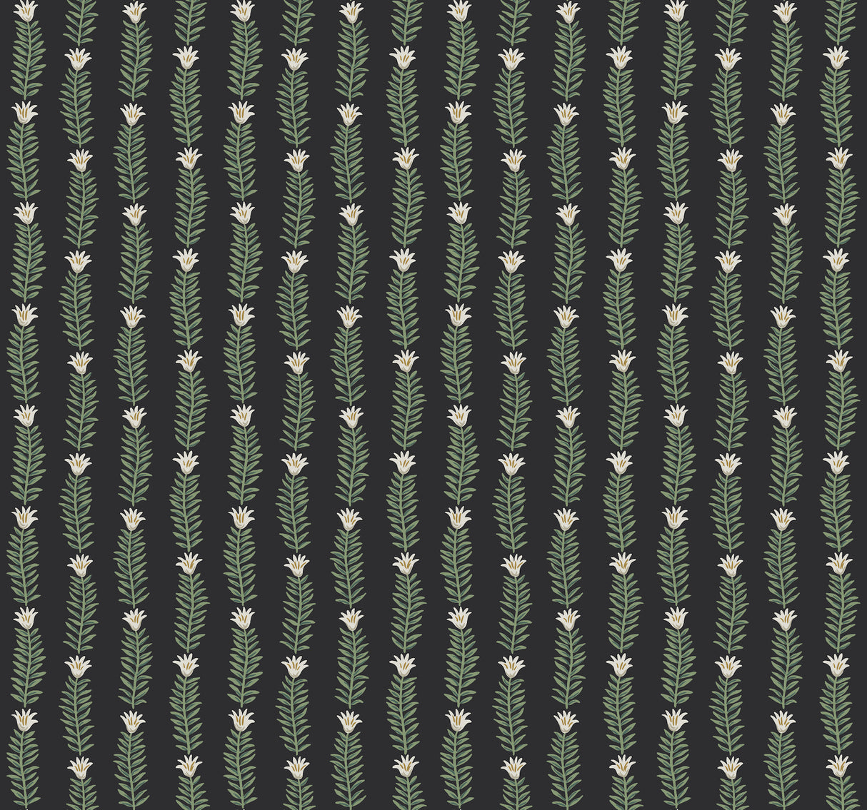 York RP7344 Eden Black & Green Wallpaper