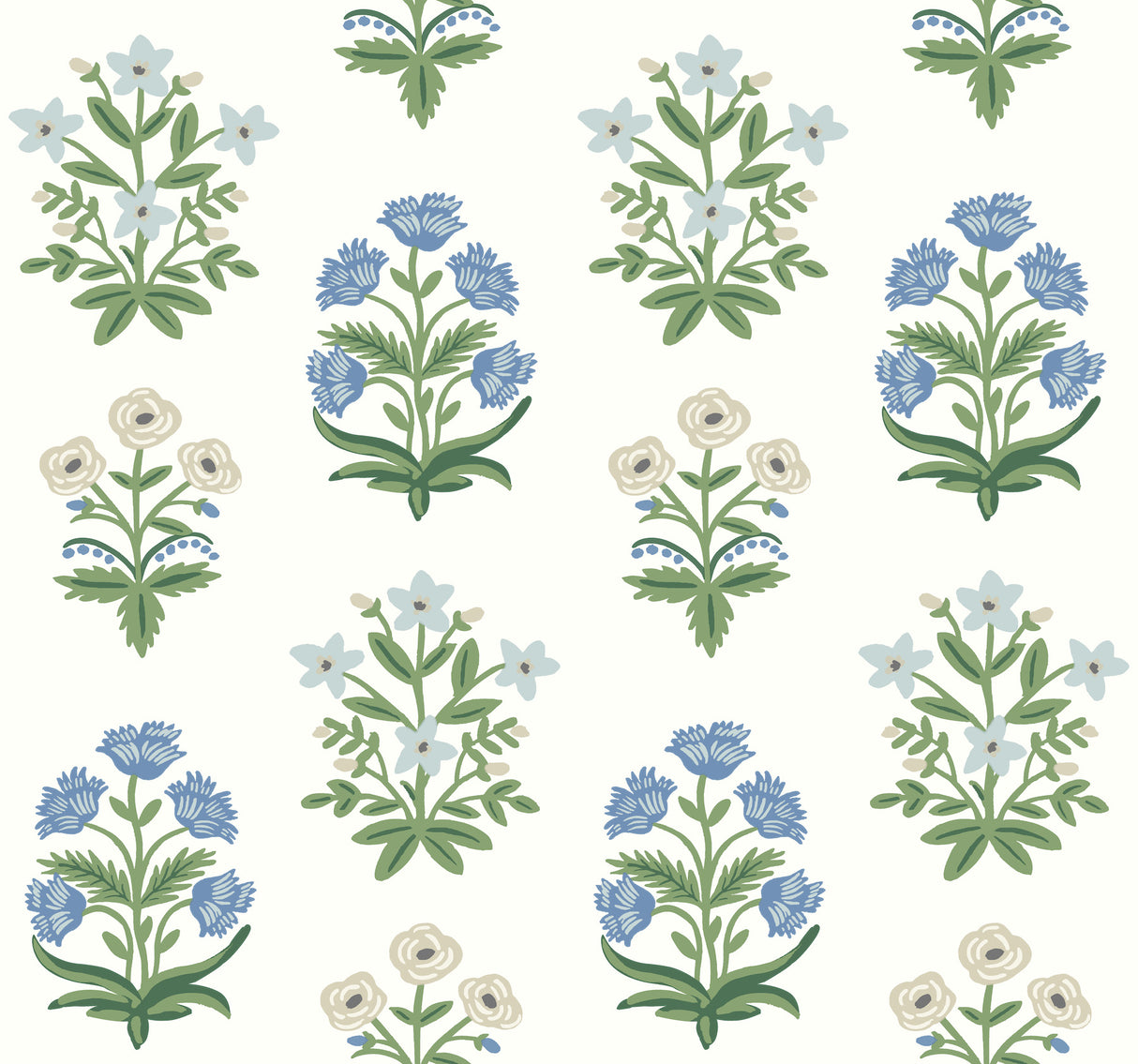 York RP7347 Mughal Rose White & Purple Wallpaper