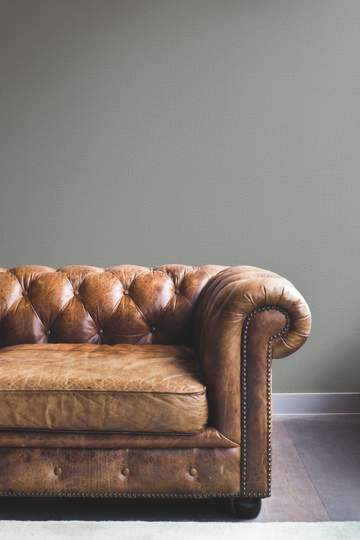 York RRD7640N Rugged Linen Shale Wallpaper