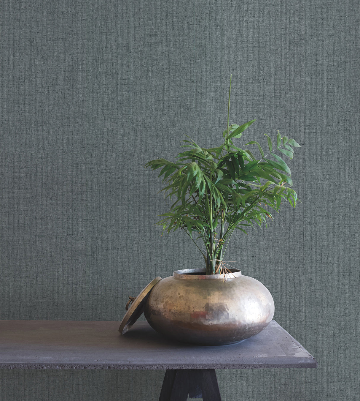 York RRD7643N Rugged Linen Juniper Wallpaper