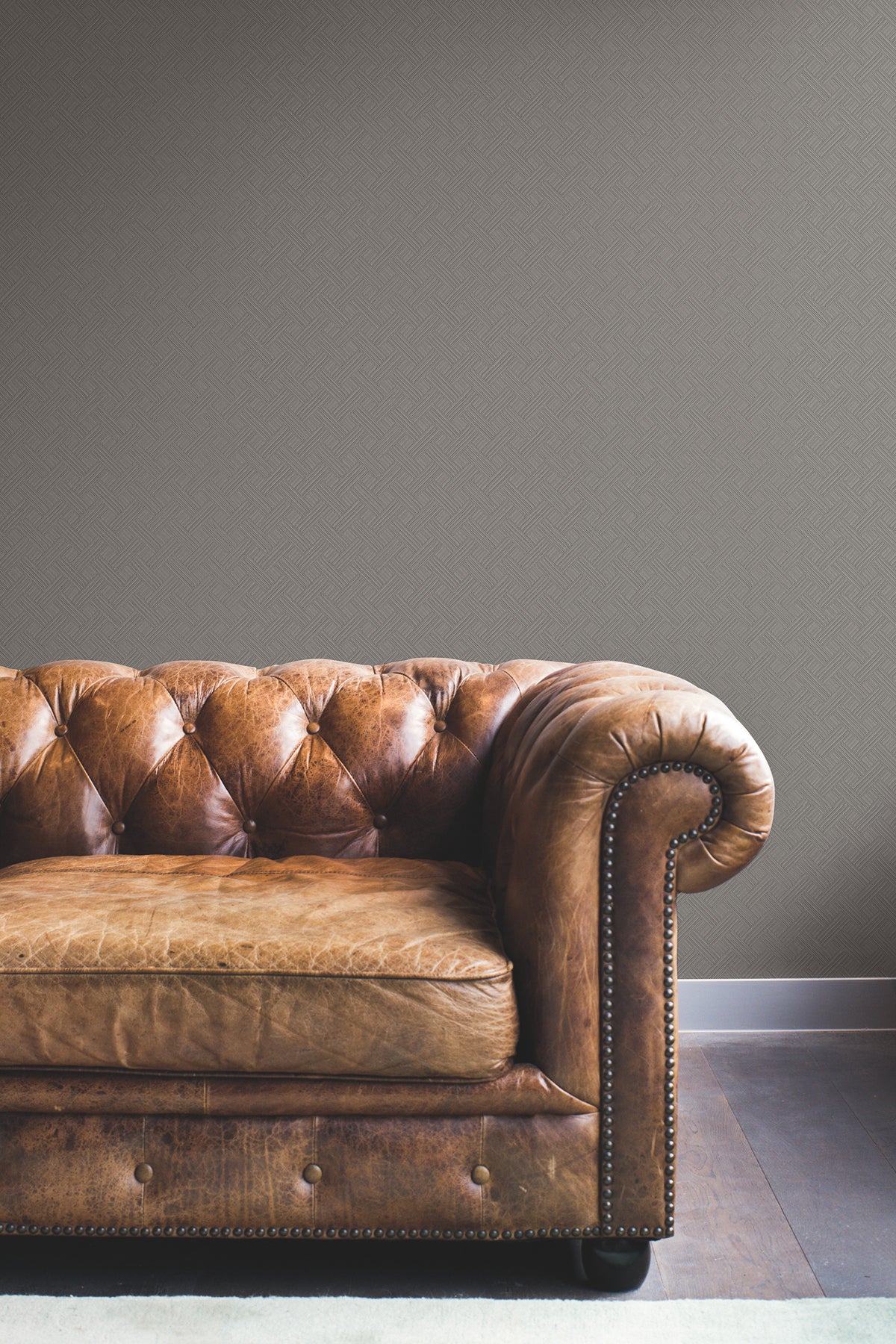 York RRD7652 Wickwork Graphite Wallpaper