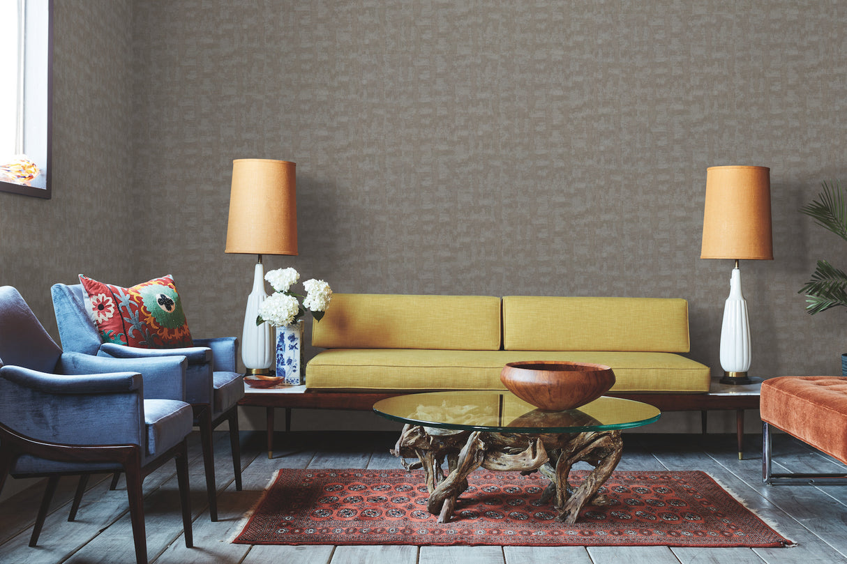 York RS1009N Conservation Brown & Grey Wallpaper