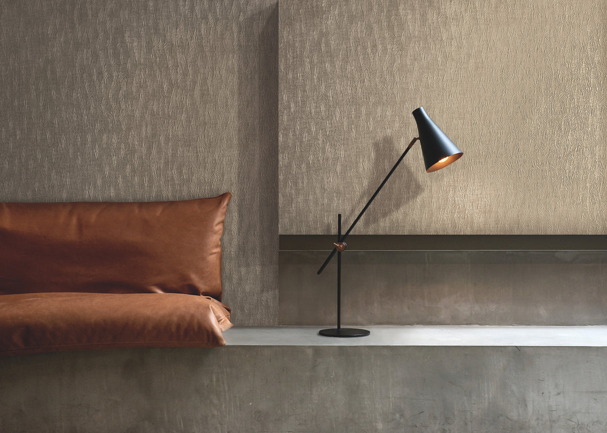 York RS1048N Brilliant Partridge Light Brown Metallic Wallpaper