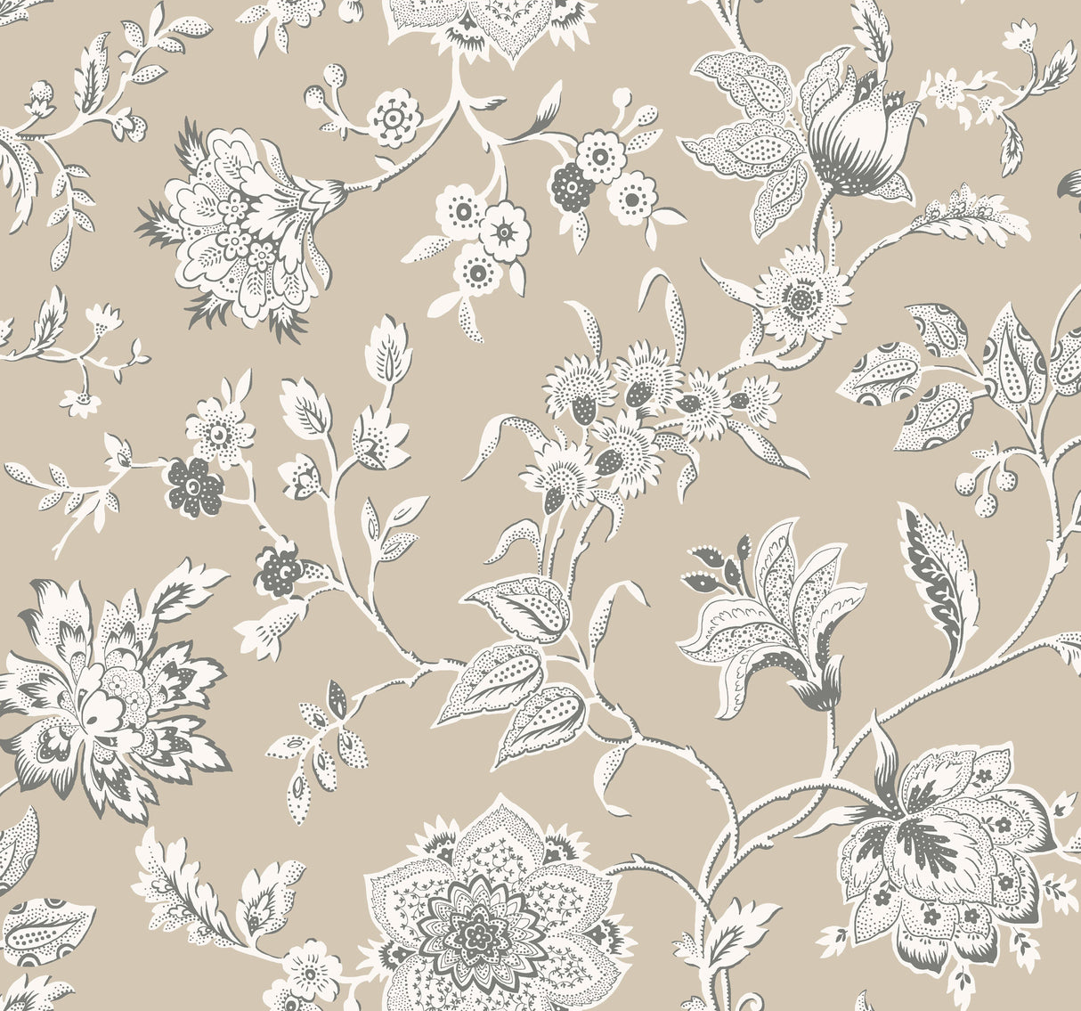 York RT7822 Sutton Taupe Wallpaper