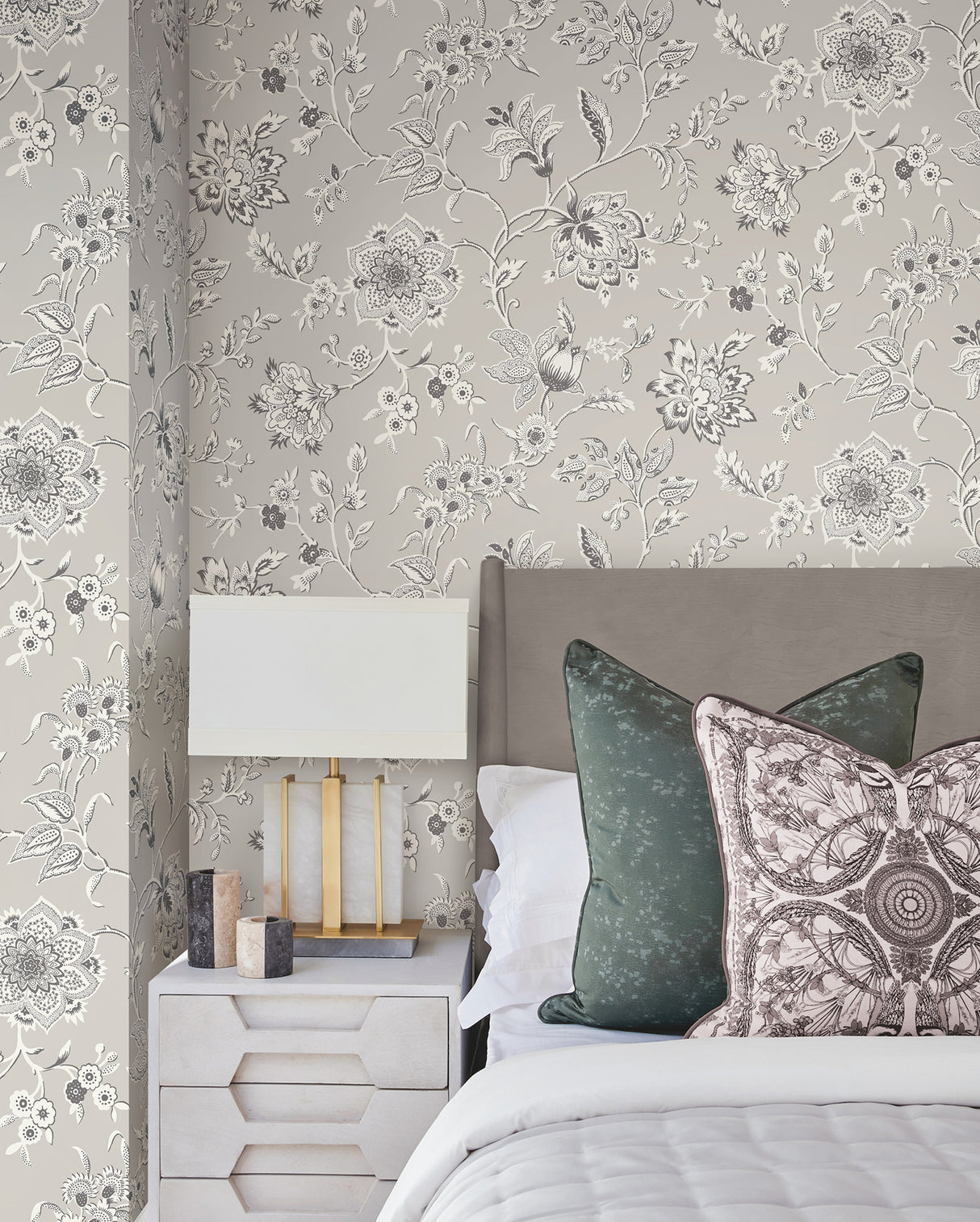 York RT7823 Sutton Grey Wallpaper