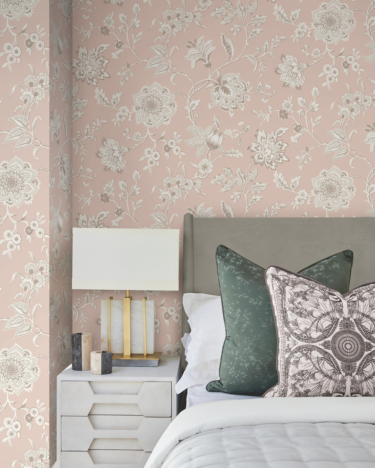York RT7825 Sutton Blush Wallpaper