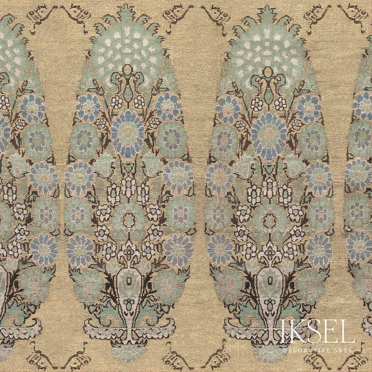 Schumacher RW904CR63-300-S SAFAVID BOUQUET in CELADON Wallpa