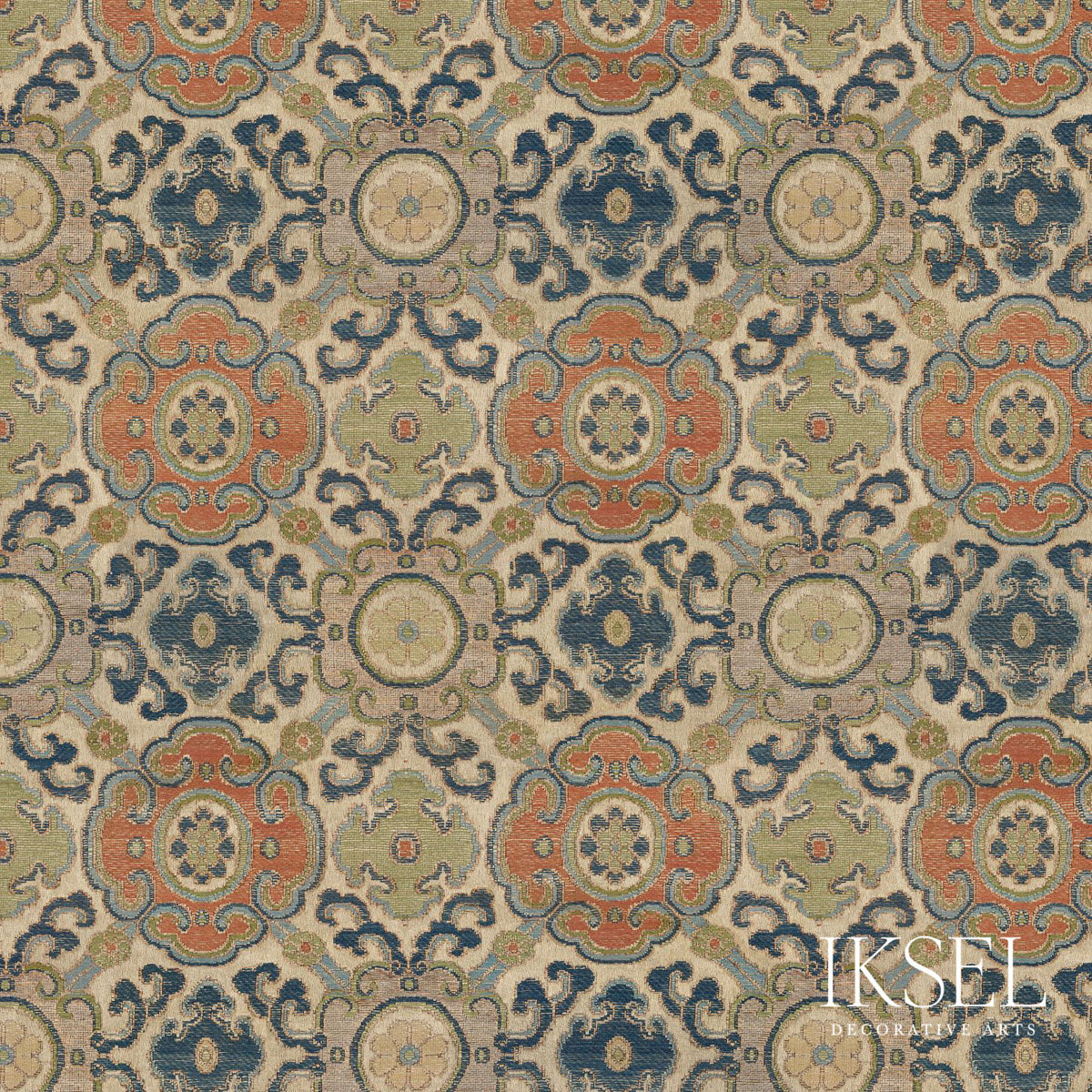 Schumacher RW910CS01-325 MANCHU MEDALLIONS in ORIGINAL Wallp