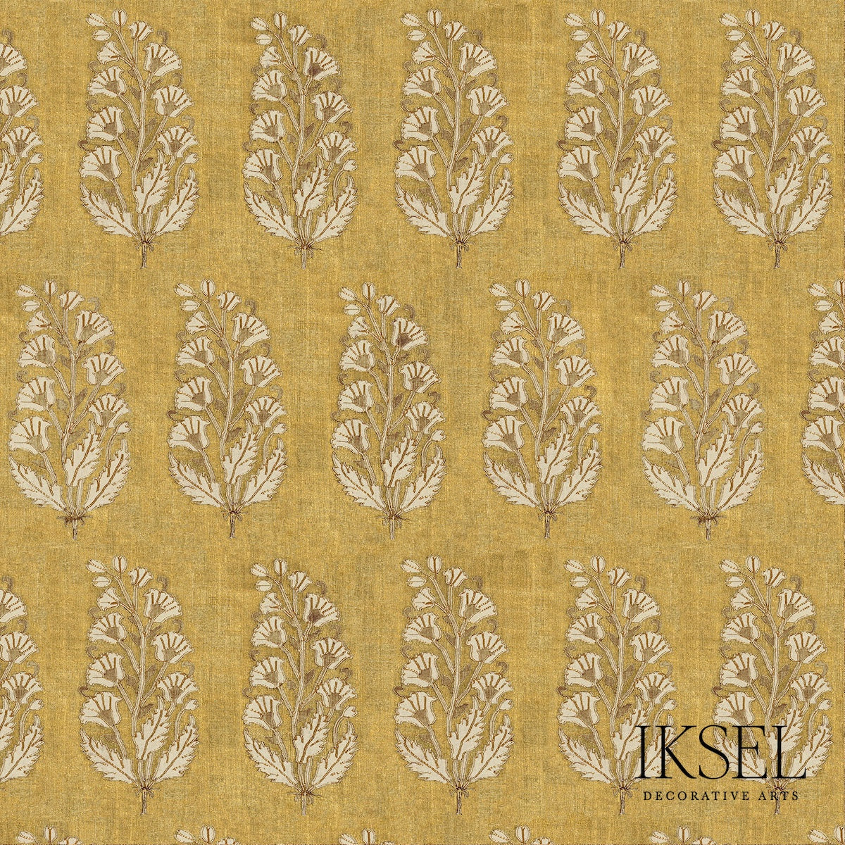Schumacher RW927CR71-275-S SAFAVID BOTEH in GOLD Wallpaper -