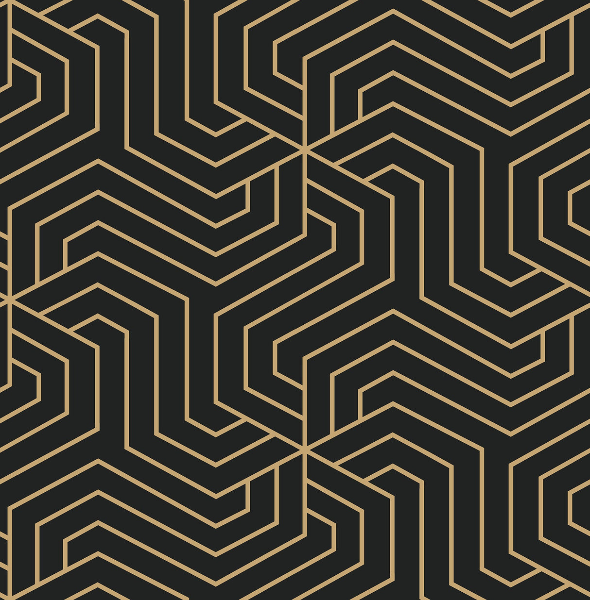 Rachel Zoe RZS4526 Black Ramsey Peel & Stick Wallpaper