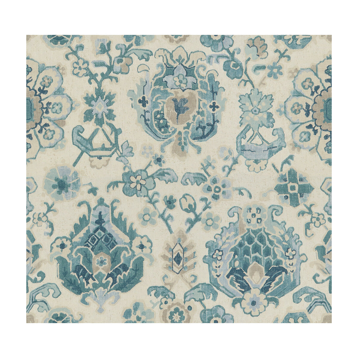 KRAVET BASICS SAROUKRUG.35.0 SAROUKRUG AQUAMARINE Fabric - Eade's Wallpaper