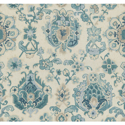 KRAVET BASICS SAROUKRUG.35.0 SAROUKRUG AQUAMARINE Fabric - Eade's Wallpaper