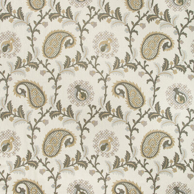 KRAVET DESIGN SAUDADE.106.0 SAUDADE PAISLEY QUARTZITE Fabric - Eade's Wallpaper