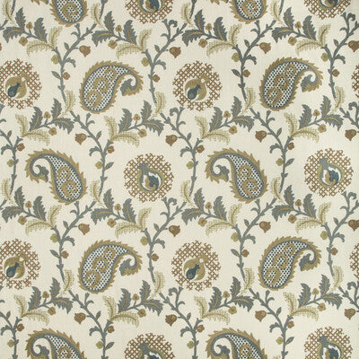 KRAVET DESIGN SAUDADE.321.0 SAUDADE PAISLEY DRIED THYME Fabric - Eade's Wallpaper