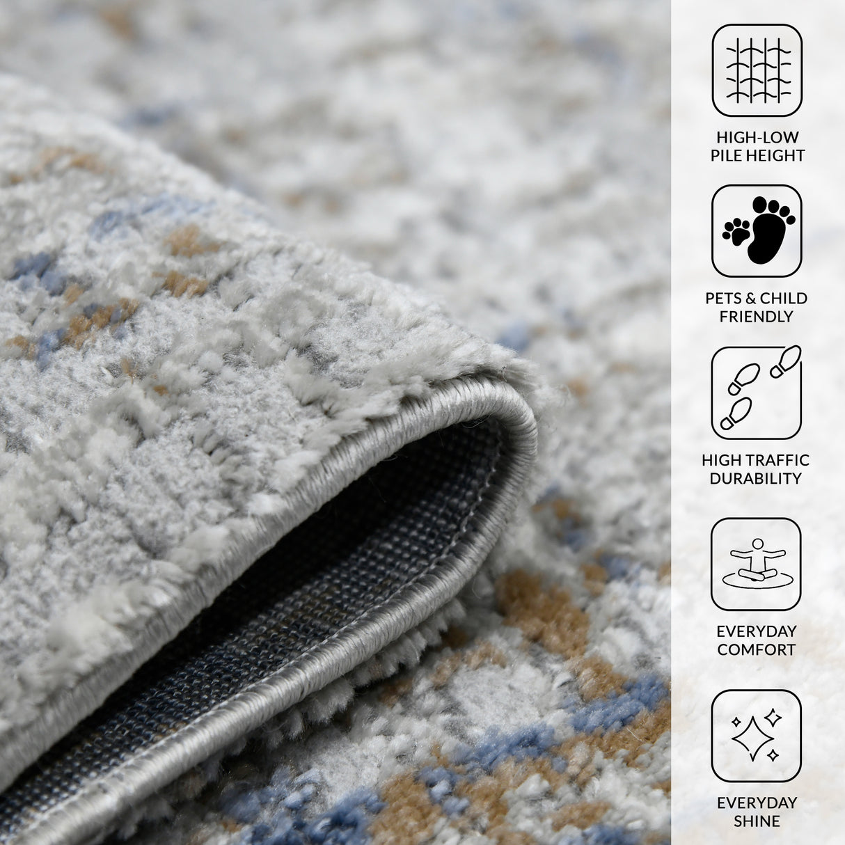 Amer Rugs SAV-4 Savannah Contemporary /Gold Area Rug