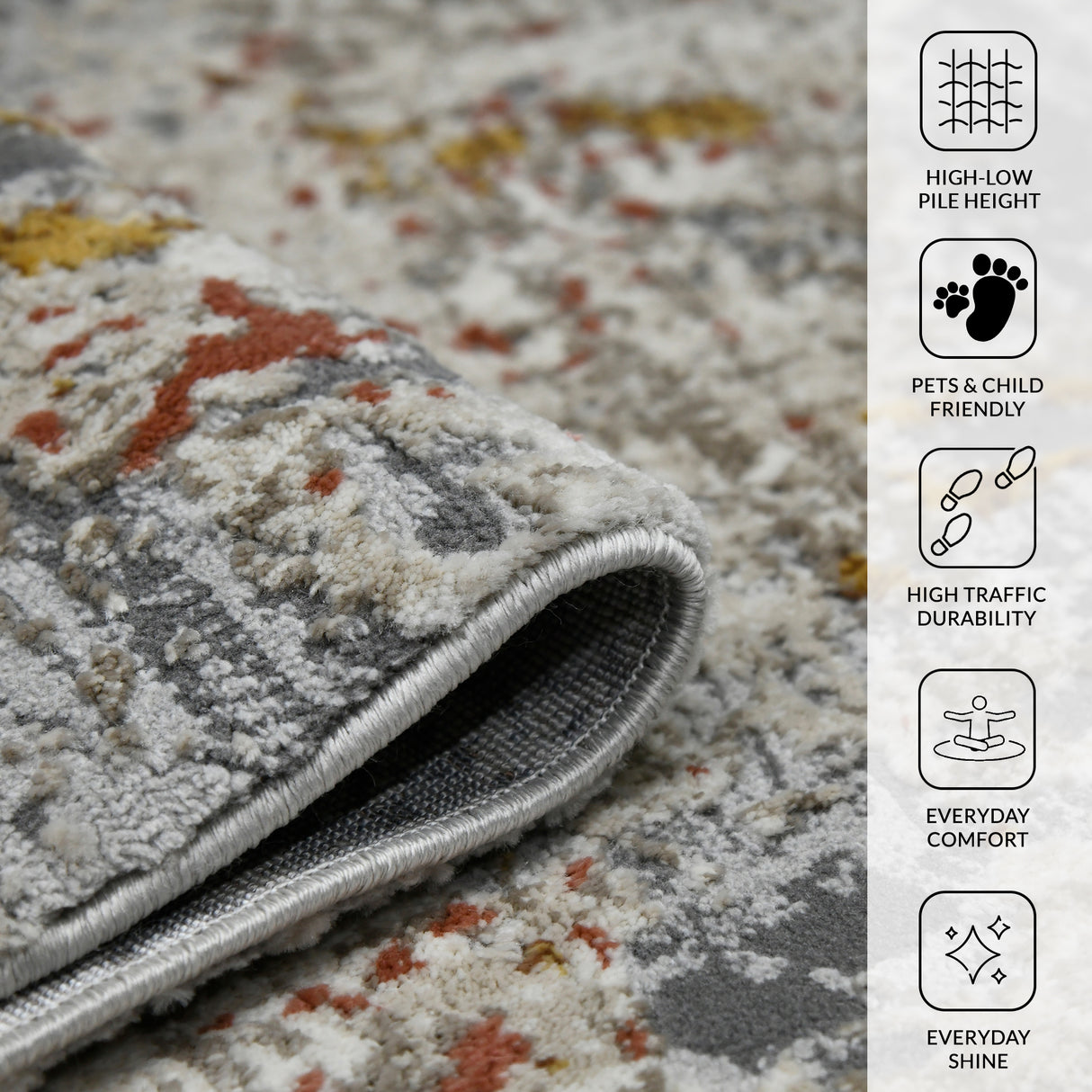 Amer Rugs SAV-7 Savannah Contemporary /Gray Area Rug