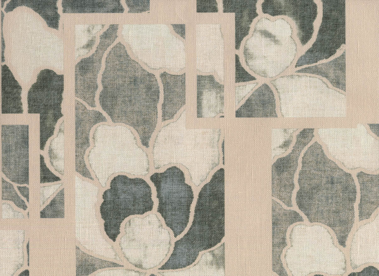 Armani CAPRI 9612 in Beige/Green/Grey Wallpaper