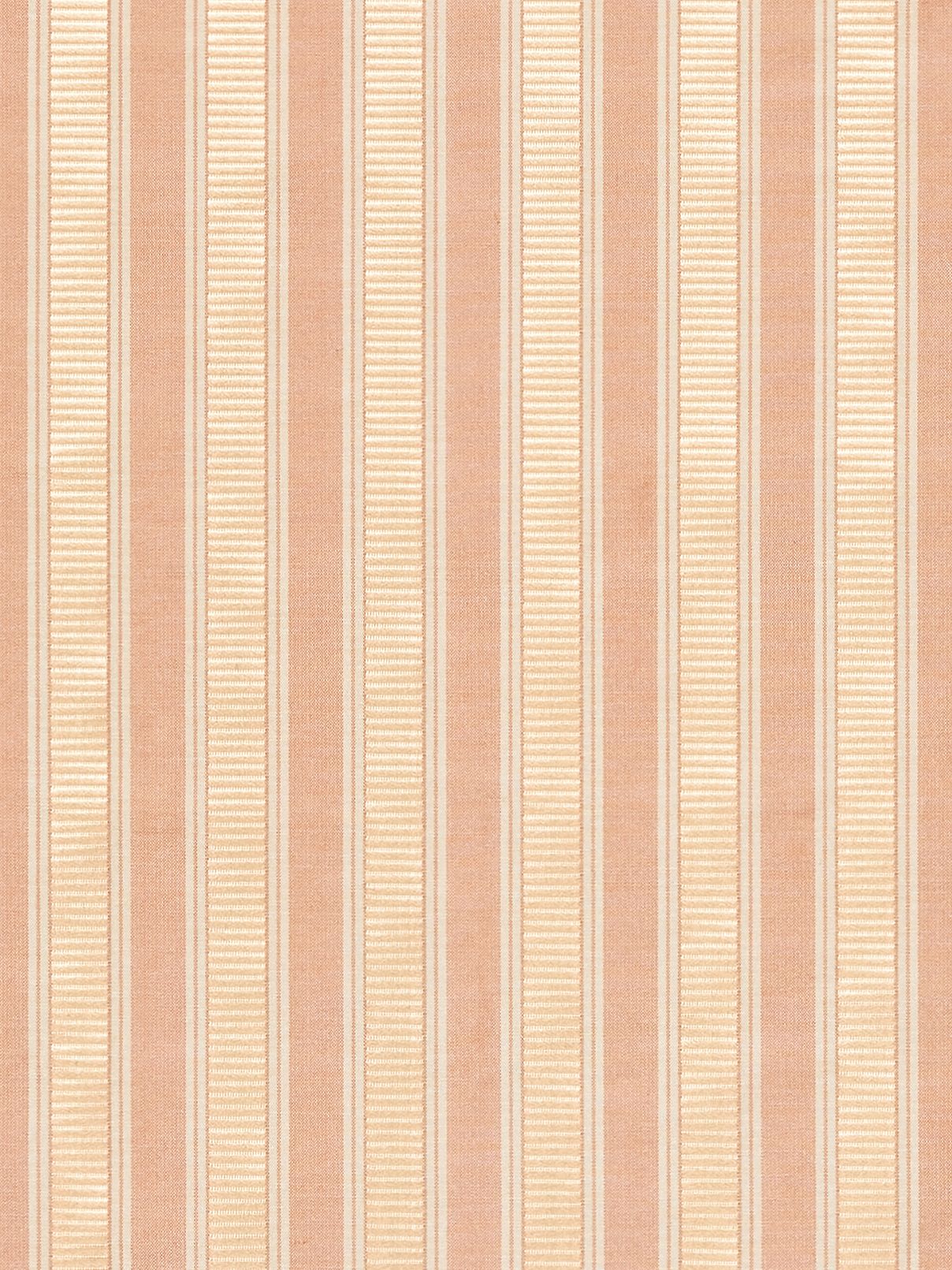Scalamandre SC 0001121M PEACH & BEIGE SHIRRED STRIPE Fabric - Eade's Wallpaper
