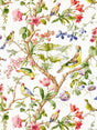 Scalamandre SC 000116600 IVORY BELIZE PRINT Fabric - Eade's Wallpaper