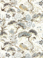 Scalamandre SC 000116601 PARCHMENT SHENYANG LINEN PRINT Fabric - Eade's Wallpaper