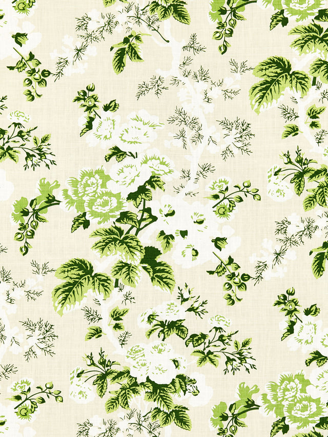 Scalamandre SC 000116602 VERDURE ASCOT LINEN PRINT Fabric - Eade's Wallpaper