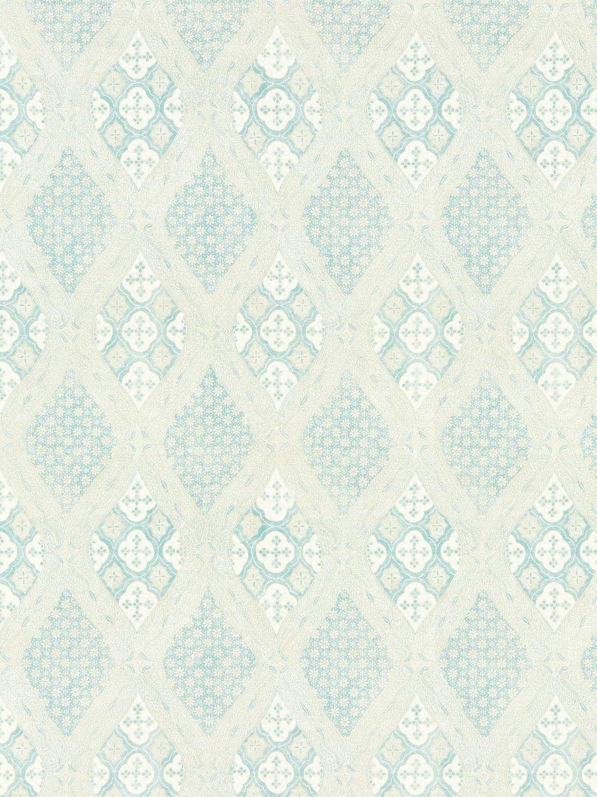 Scalamandre SC 000116626 MISTY ISLAND FARRAH PRINT Fabric - Eade's Wallpaper