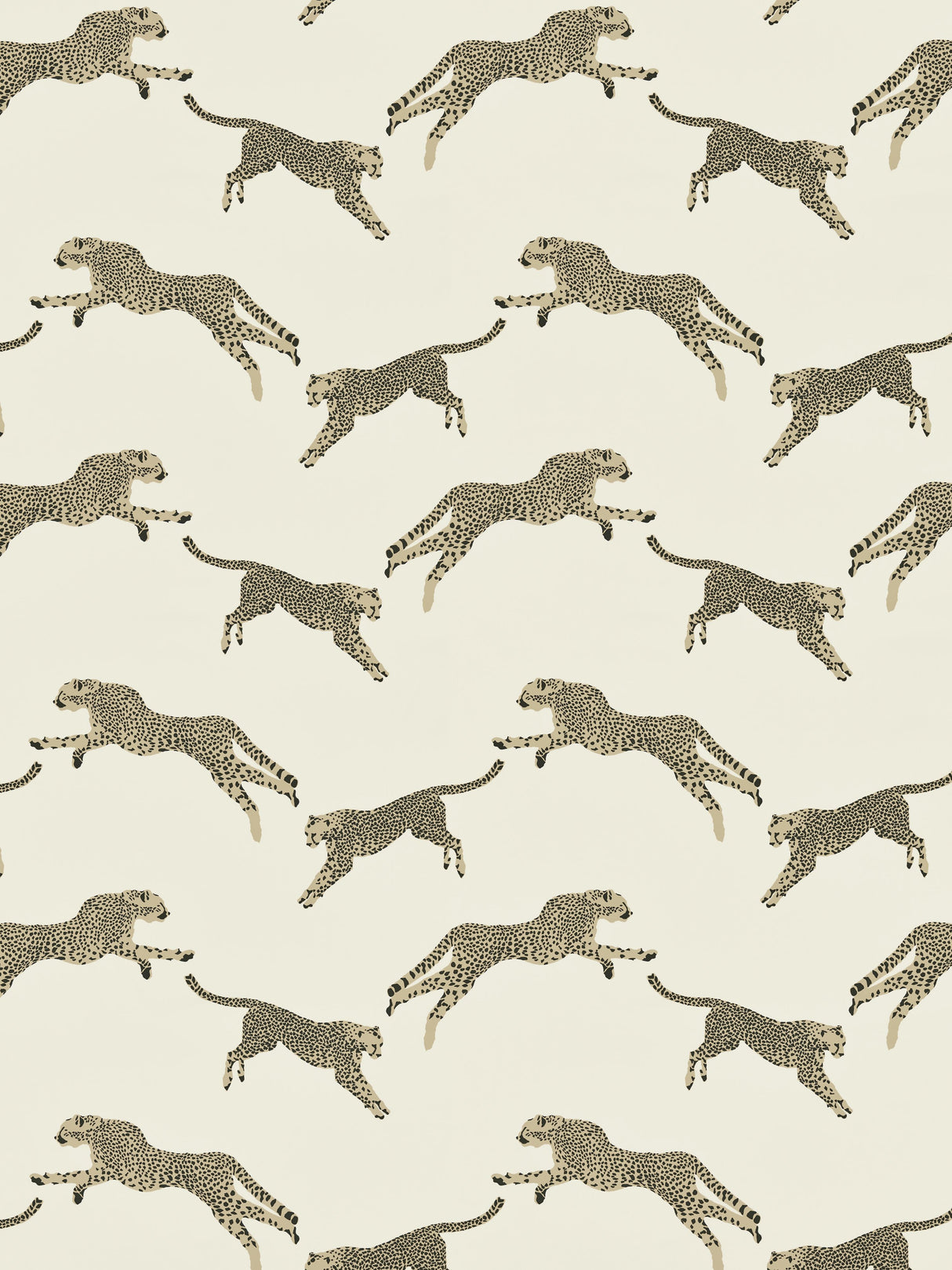 Scalamandre SC 000116634 DUNE LEAPING CHEETAH COTTON PRINT Fabric - Eade's Wallpaper