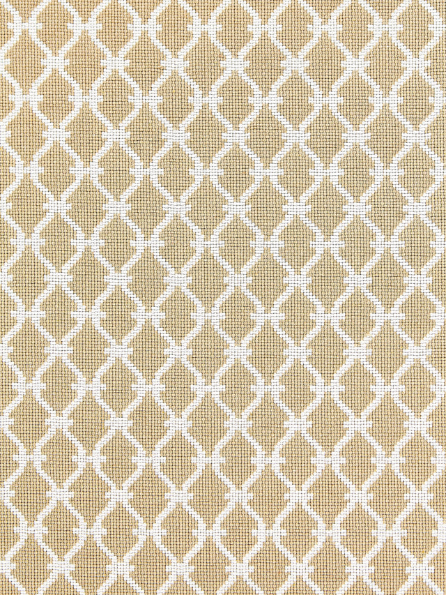 Scalamandre SC 000127009 SAND TRELLIS WEAVE Fabric - Eade's Wallpaper