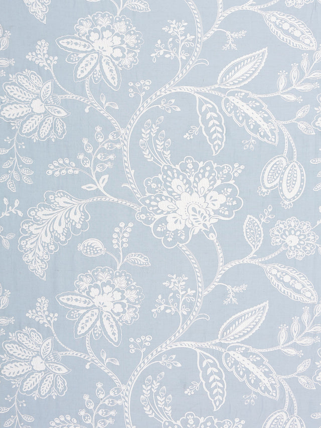 Scalamandre SC 000127011 SKY KAVERI VINE Fabric - Eade's Wallpaper