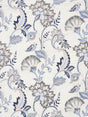 Scalamandre SC 000127036 DELFT ADARA EMBROIDERY Fabric - Eade's Wallpaper