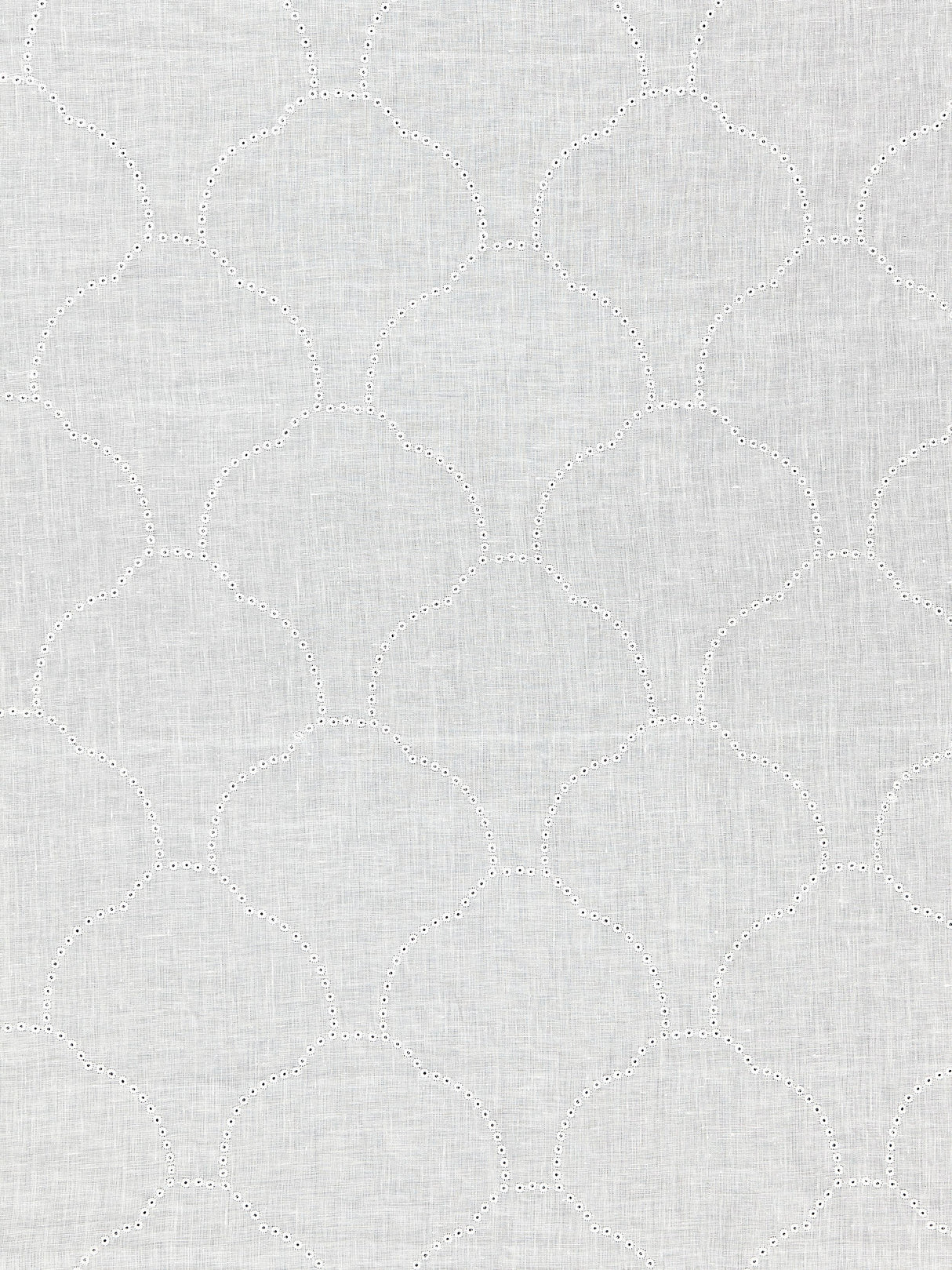 Scalamandre SC 000127038 IVORY COQUILLE SHEER Fabric - Eade's Wallpaper