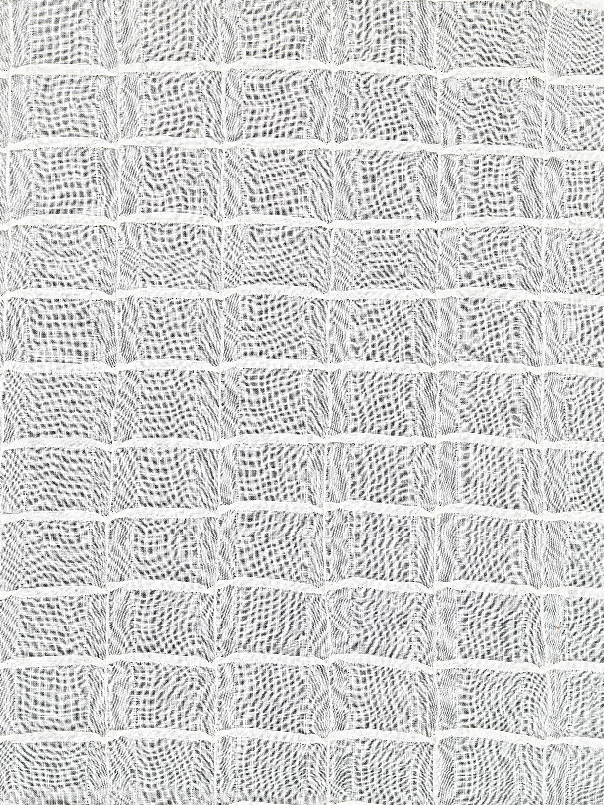 Scalamandre SC 000127041 IVORY PINTUCK LINEN SHEER Fabric - Eade's Wallpaper