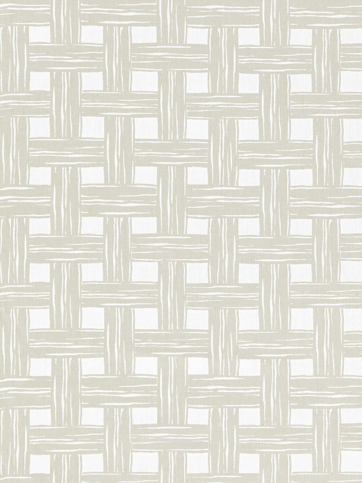 Scalamandre SC 000127059 SAND BAMBOO LATTICE Fabric - Eade's Wallpaper