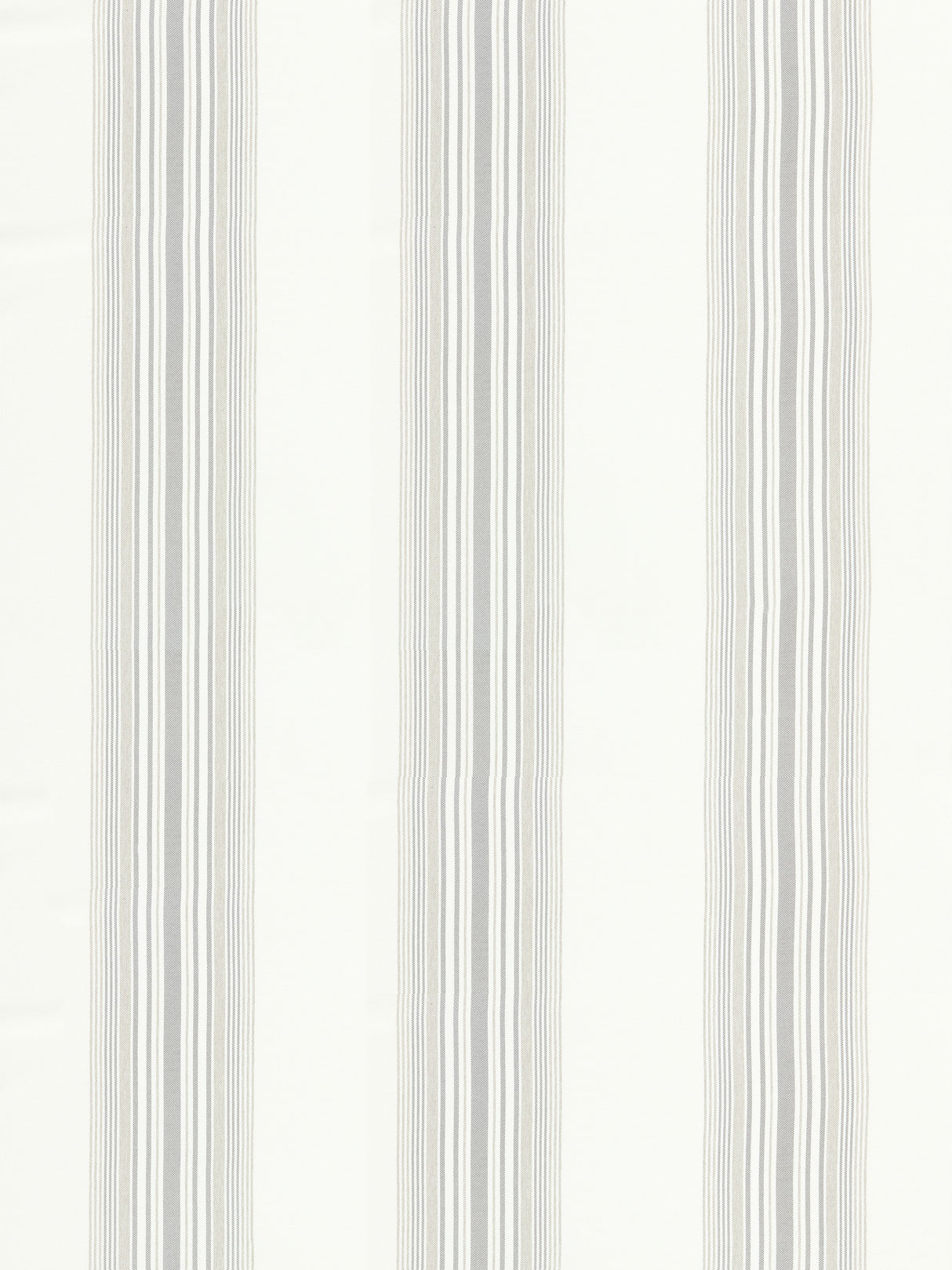 Scalamandre SC 000127069 WHITE SAND NAUTICAL STRIPE Fabric - Eade's Wallpaper